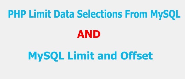 Read more about the article Where and Limit Condition in php