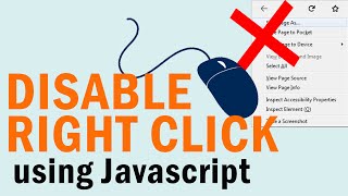 Read more about the article Right click dissable using javascript and disaable copy content from website
