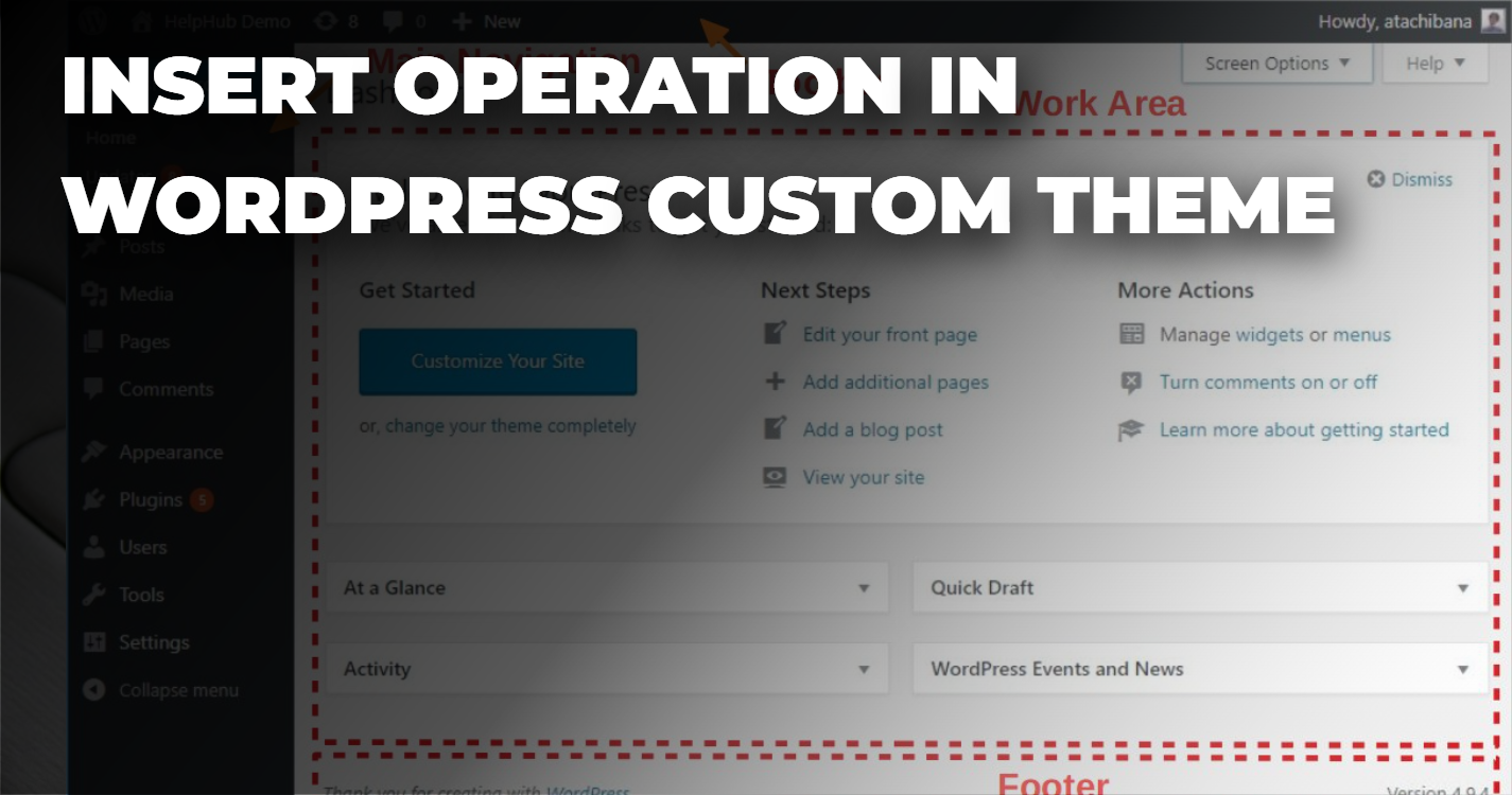 Read more about the article Insert operation in wordpress custom theme